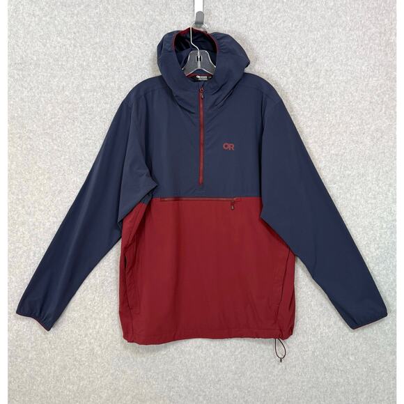 Outdoor Research Ferrosi Anorak Jacket Size L Windbreaker Outdoor Hiking Travel - Picture 1 of 16